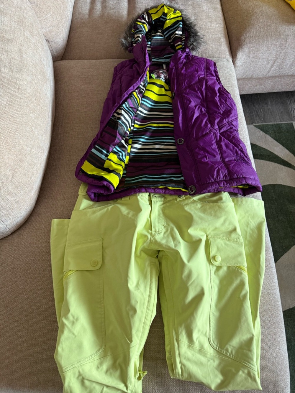 Burton Snowboard Pants and Vest Set